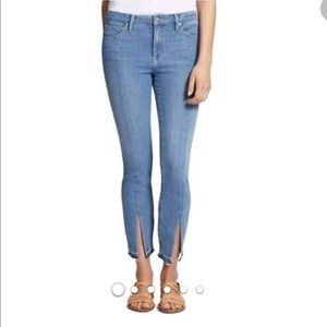 NWT Anthropologie Sanctuary Robbie Skinny Jean Mid Rise Slit Front